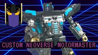 Transformers Custom Neoverse Motarmaster Review Reactivate [upl. by Dilaw]