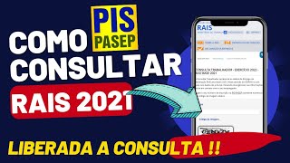 PIS 2021  CONSULTA DA RAIS LIBERADA  CONFIRA SE VOCÊ ATENDE OS CRITÉRIOS DO ABONO SALARIAL 2021 [upl. by Jair341]