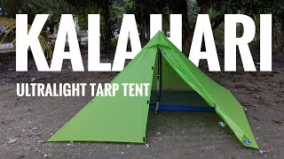 Kalahari Ultralight Tarp Tent [upl. by Eceirtal]