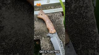 IDR 400 Ribu Kukri Custom Tribal Burl Amboyna pisaucustom pisaubushcraft kukri pisaucustom [upl. by Alilad264]