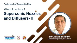 Lec 21 Supersonic Nozzles and Diffusers II [upl. by Iseabal216]