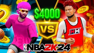 Double H challenged me to a 4000 WAGER and I accepted NBA 2K24 [upl. by Zsa Zsa]