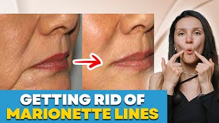 ANTIAGING FACE EXERCISE AND MASSAGE TO REDUCE MARIONETTE LINES DEFINED JAWLINE [upl. by Animor]