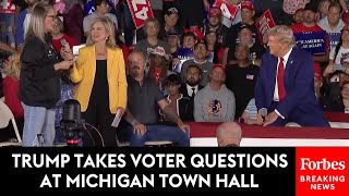 FULL TOWN HALL Trump Takes Questions Directly From Voters In Warren Michigan [upl. by Hulton682]