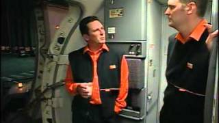 easyJet Cabin Crew Training  boarding bad [upl. by Esinert32]