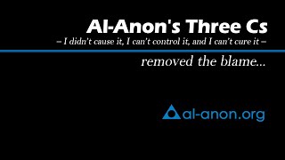 “AlAnons Three Cs removed the blame” from AlAnon Family Groups [upl. by Ecnal]