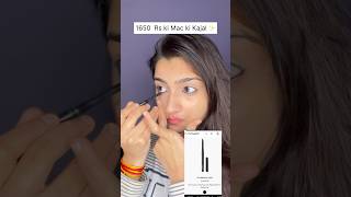 Mac technakohl liner review beautyfinds trending Siliguri makeup finds kajal hacks makeup hacks [upl. by Bannister]