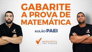 CONCURSO DE PROFESSOR ADJUNTO DE EDUCAÇÃO INFANTILPAEI GABARITE A PROVA DE MATEMÁTICA2019 [upl. by Ynafets]