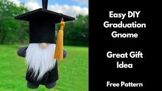 Quick And Adorable Diy Graduation Gnome  Perfect DIY Graduation Gift [upl. by Niknar]