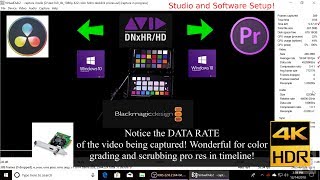 Make atomos recorder for Windows PC Pro ress 422 10bit capture decklink cards [upl. by Ettenil781]