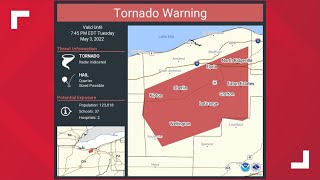 WATCH LIVE Tornado warning in effect for much of Lorain County [upl. by Hunger]