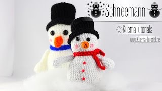 Einfachen Schneemann  Häkeln  Amigurumi  Anfänger [upl. by Fiden994]