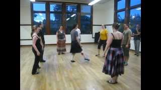 Scottish country dance class Seattle U district  The Eightsome Reel [upl. by Atneciv]