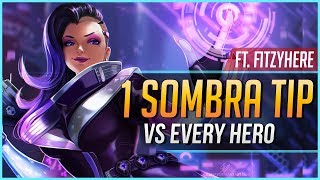 1 SOMBRA TIP for EVERY HERO ft FitzyHere [upl. by Eilrebma]