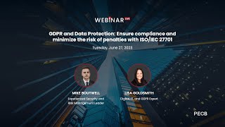 GDPR and Data Protection Ensure compliance and minimize the risk of penalties with ISOIEC 27701 [upl. by Deer]