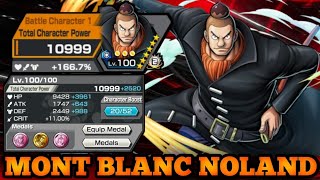 MONT BLANC NOLAND GAMEPLAY  ONE PIECE BOUNTY RUSH  OPBR [upl. by Aiceled]