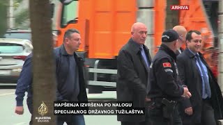 Crnogorska policija uhapsila Zorana Lazovića i Milivoja Katnića [upl. by Broder341]