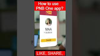 How to use PNB One app Example your banking help for pnb news Ramnewshub LAXMANSHORT56 [upl. by Allesor]