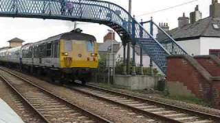 Northern Ireland Railways  DEMU 8093  8094  Glenariff Castle  Departing Whitehead [upl. by Fortier]