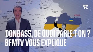 Donbass de quoi parleton  BFMTV vous explique avec des cartes [upl. by Anoik]