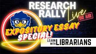 Research Rally LIVE  Expository Essay SPECIAL [upl. by Ipoillak]