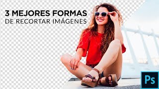 3 formas MUY fáciles de recortar imágenes en Photoshop [upl. by Anorahs]