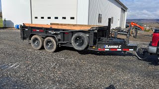 Diamond C LPT 207 Dump Trailer 9 month review [upl. by Tezil374]