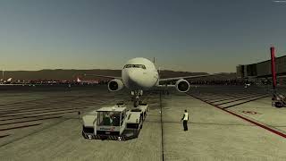 P3DV54 PMDG 777200ER GENEVA TO TEL AVIV LSGGLLBG [upl. by Persse]