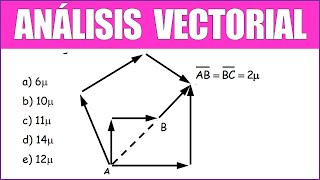 HALLAR el MÓDULO DEL VECTOR RESULTANTE  ANÁLISIS VECTORIAL [upl. by Iilek]