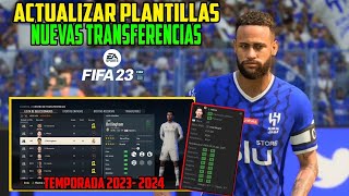 Cómo Tener las Nuevas Transferencias en FIFA 23 Temporada 20232024 [upl. by Dunc728]