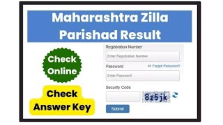 Maharashtra Zilla Parishad Result 2024 ZP Bharti Answer Key Merit List [upl. by Buckie]