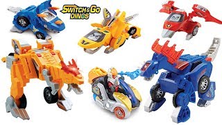 VTECH SWITCH AND GO DINOS SLIVER T REX VTECH DEK BONE HORNS TRICERATOPS T DON PTERANODON TONN [upl. by Coulombe127]