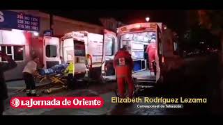 Estudiantes del Instituto Tecnológico de Tierra Blanca Veracruz sufren accidente en la autopista [upl. by Akila243]