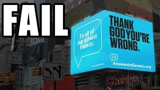 Creationist Billboard FAIL [upl. by Sixela]