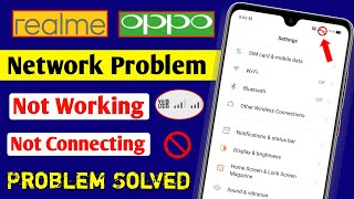 RealmeOppo Network Problem Solution  How to Solve Network Problem in Realmeoppo Devices [upl. by Oremodlab]