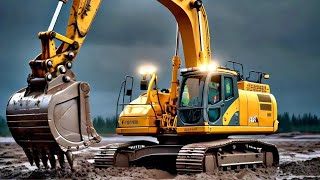 Heavy Duty Excavator Loading Mud with Precisionquot [upl. by Akema]