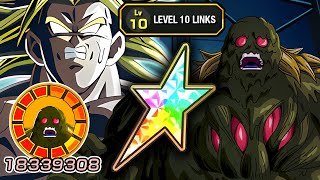 100 EZA PHY LR BIO BROLY LEVEL 10 LINKS SHOWCASE Dragon Ball Z Dokkan Battle [upl. by Euqinwahs]