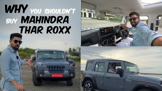 My New CAR Reveal ❤️  Real Drive Review of 5 Door Thar Roxx at 1299 Lakhs exposed [upl. by Ellebasi]