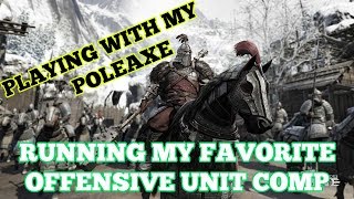 Conquerors blade poleaxe and unit build for offense [upl. by Leffen]