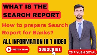 How to prepare search report of company  Chare Report or Search Report  ROC search report [upl. by Atinor8]