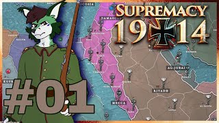 Supremacy 1914  100er Karte  Arabien 01  Ein neuer Versuch DeutschGerman [upl. by Behah439]