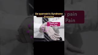 Exercise for Pain in Thumb side of wrist De Quervains Tenosynovitis [upl. by Cristin]