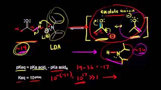 Enolate formation from ketones  Alpha Carbon Chemistry  Organic chemistry  Khan Academy [upl. by Irianat]