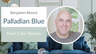 Benjamin Moore Palladian Blue Paint Color Review [upl. by Falzetta441]