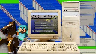 Tentei RODAR MINECRAFT em um PC super FRACO [upl. by Munmro595]