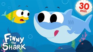 Baby Shark   More Kids Songs  Finny The Shark [upl. by Imogene227]