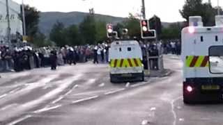 029 YOUNG GIRLS FLUTE BAND ARRIVING HOME FROM LONDONDERRY 10TH 8TH [upl. by Etnor]