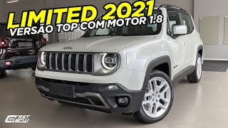 JEEP RENEGADE LIMITED 18 FLEX AUTOMÁTICO 2021 COM TETO SOLAR GIGANTE 😨 [upl. by Eceirtal]