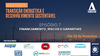 WEBSÉRIE TRANSIÇÃO ENERGÉTICA E DESENVOLVIMENTO SUSTENTÁVEL [upl. by Esyla]