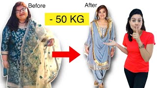 WOW  I Easily Lost 50 kgs By Having This  Best Diet Plan For Weight Loss In Hindi [upl. by Tarsus]